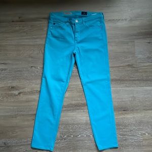 AG The Prima Crop mid-rise cigarette crop pants size 27
